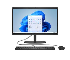 HP All-in-One Desktop 22-dg0040, Windows 11 Home, 21.45", Intel® N-series, 8GB RAM, 512GB SSD, FHD, Jet black