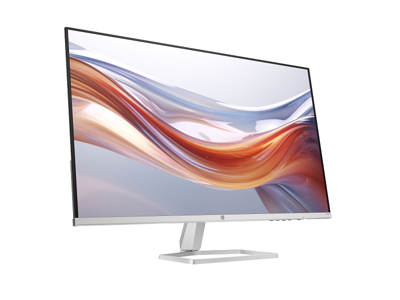 24C1 HP Series 5 31.5inch FHD Monitor JetBlack ScreenSH CoreSet FrontRight WhiteBg