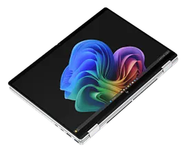 HP OmniBook X Flip Next Gen AI 14, Windows 11 Home, 14", Touch screen, Intel® Core™ Ultra 7, 16GB RAM, 512GB SSD, 2K, Glacier silver