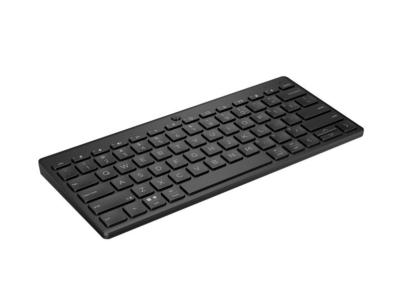 22C2 HP 350 Compact Multi-Device Bluetooth Keyboard Front Right