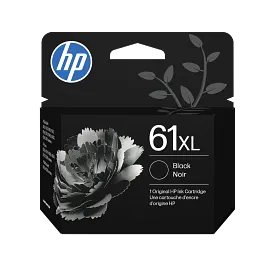 HP 61XL High Yield Black Original Ink Cartridge, CH563WN#140
