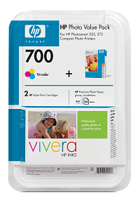 HP 700 Ink Cartridge Photo Pack