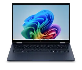 HP OmniBook X Flip 2-in-1 Laptop Next Gen AI 14, Windows 11 Home, 14", Touch screen, Intel® Core™ Ultra 7, 32GB RAM, 1TB SSD, 3K, Atmospheric blue, 2 year warranty