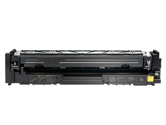 HP Laser Toner Cartridges and Kits, HP 202A Yellow Original LaserJet Toner Cartridge, CF502A