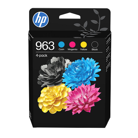 HP 963 6ZC70AE fekete ciánkék bíbor sárga tintapatron eredeti kombinált csomag 6ZC70AE Officejet Pro 9010 9020 9013 9023 (1000/3x700 old.)