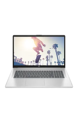 HP Laptop 17, Windows 11 Home, 17.3", Intel® Core™ 3, 8GB RAM, 256GB SSD, HD+, Natural silver