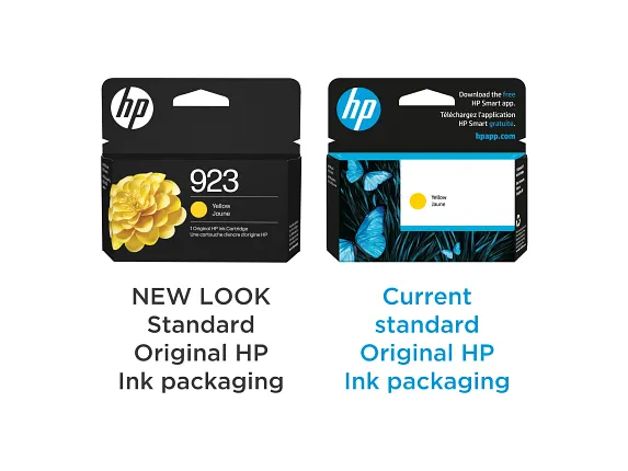 Series 8 of 10 Ink Supplies, HP 923 Yellow Original Ink Cartridge