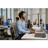 HP C01B3A6 Poly Mission 425 Stereo USB Wired Headset Classic (Bulk)