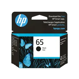 HP 65 Black Original Ink Cartridge, N9K02AN#140