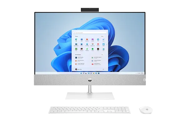 HP Home Desktop PCs, HP Pavilion 27-ca2025t AiO PC, 27", Intel® Core™ i5, 16GB RAM, 512GB SSD, 1TB HDD
