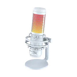 HyperX QuadCast S - USB Microphone - RGB Lighting - White