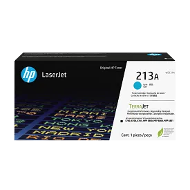 HP 213A Cyan Original LaserJet Toner Cartridge, W2131A