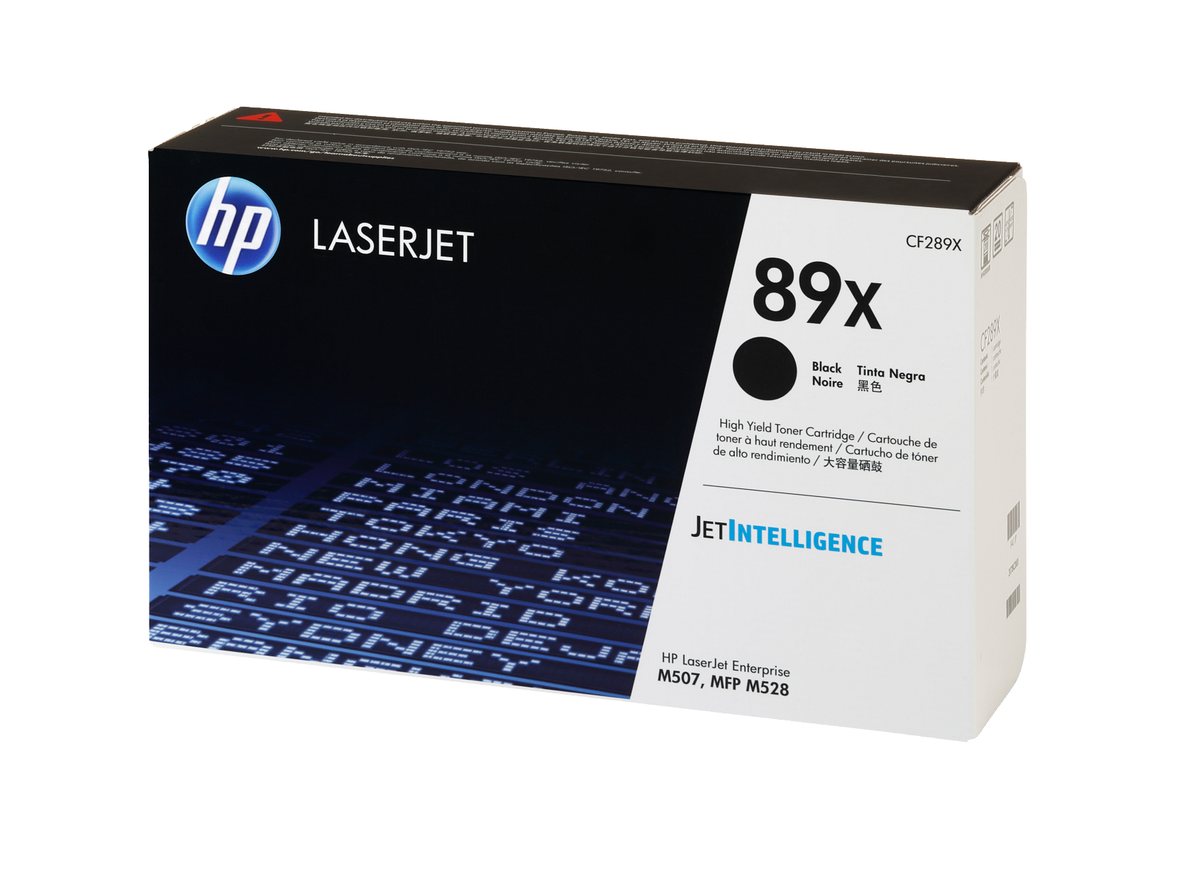 HP 89X High Yield Black Original LaserJet Toner Cartridge, ~10,000 pages, CF289X - Afbeelding 2 van 8