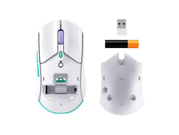 HyperX Pulsefire Haste 2 Core Wireless - Gaming Mouse (White)