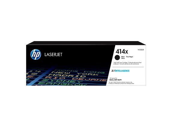 HP Laser Toner Cartridges and Kits, HP 414X High Yield Black Original LaserJet Toner Cartridge, W2020X