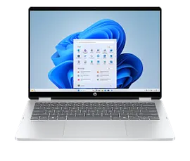HP OmniBook 5 Flip 2-in-1 Laptop 14-fp0057nr 14", Touch screen, Windows 11 Home, Intel® Core™ 5, 8GB RAM, 256GB SSD, 2K, Glacier silver