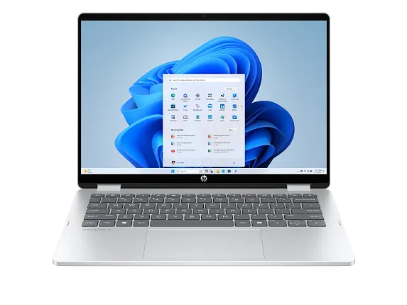 HP OmniBook 5 Flip 2-in-1 Laptop 14-fp0057nr 14", Touch screen, Windows 11 Home,  Intel® Core™ 5, 8GB RAM, 256GB SSD, 2K, Glacier silver