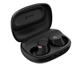 Poly Voyager Free 20 Black Earbuds +Basic Charge Case