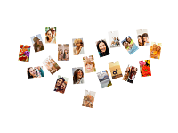 HP Sprocket Crystal Heart Display