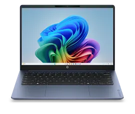 HP OmniBook 3 Laptop Next Gen AI 14, Windows 11 Home, 14", Snapdragon® X, 8GB RAM, 256GB SSD, 2K, Starlit blue