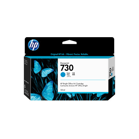 HP 730 P2V62A 130 ml ciánkék tintapatron eredeti T1700