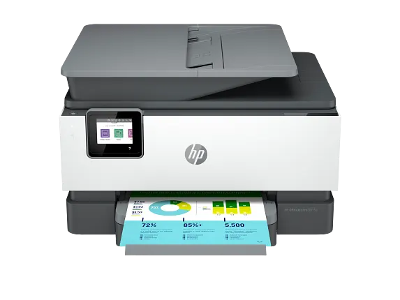 Business Ink Printers, HP OfficeJet Pro 9015e All-in-One Certified Refurbished Printer w/ bonus 6 months Instant Ink through HP+