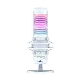 HyperX QuadCast S - USB Microphone - RGB Lighting - White