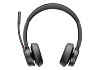 HP 76U49AA Poly Voyager 4320 USB-A headset + BT700 hardverkulcs