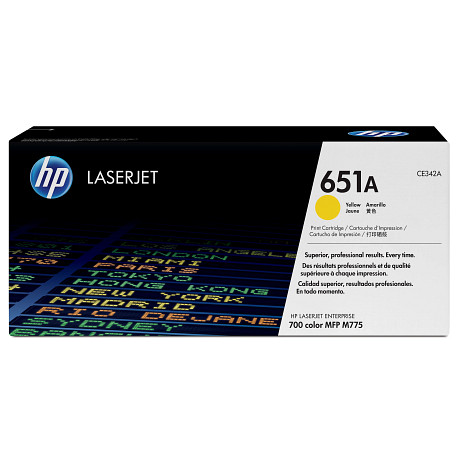 HP 651A CE342A sárga toner / festékkazetta Color LaserJet 700 M775 (16000 old.)