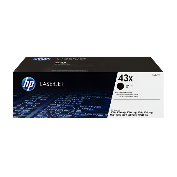 HP 43X Black High Yield Toner Cartridge C8543X C8543-00906c v EMEA