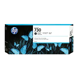 HP 730 300-ml Matte Black DesignJet Ink Cartridge, P2V71A