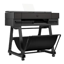 HP DesignJet T870 Large Format 24" Plotter Printer - Fast, High-Quality CAD & Poster Printer for easy multi-size printing with 2 year warranty