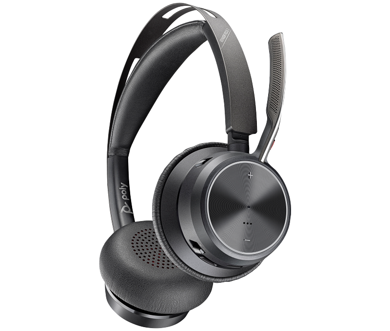 Poly Voyager Focus 2 USB-C-C Headset +USB-C/A Adapter | HP Poly Voyager Focus 2 USB-C-C Headset +USB-C/A Adapter | HP