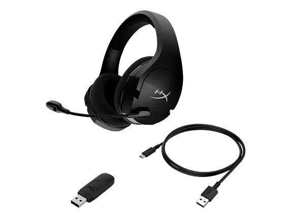 Series 1 of 7 HyperX Gaming Headsets, HyperX Cloud Stinger Core - Wireless Gaming Headset + 7.1 - Black