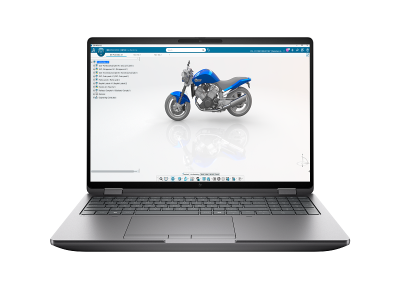 HP ZBook Fury G1i 16 inch Mobile Workstation PC_Product_Meteor silver_Product Only_Center facing