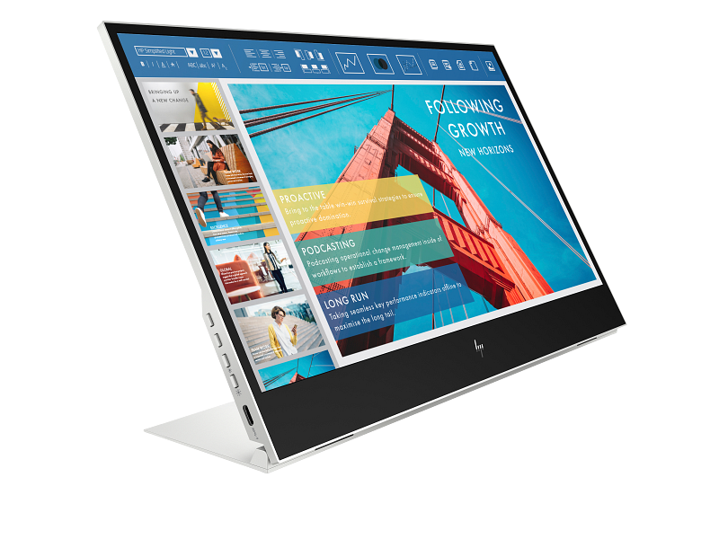 HP E14 G4 Portable Display Premium, 14 inches, Natural Silver, FHD Catalog, Right facing