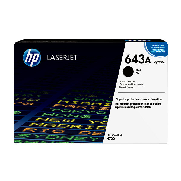 HP LaserJet 643A Black Print Cartridge