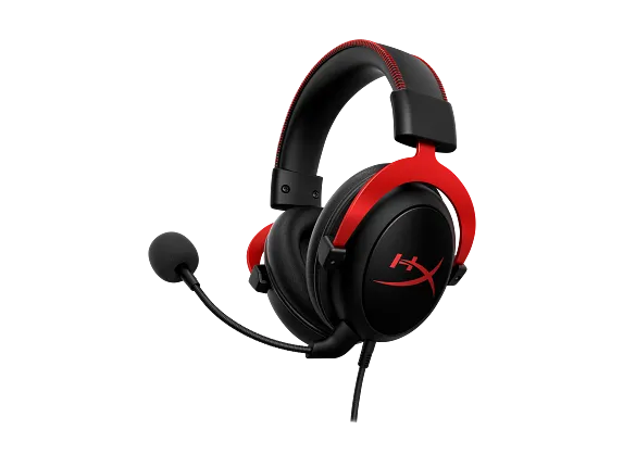 HyperX Gaming Headsets, HyperX Cloud II - Gaming Headset - Black-Red