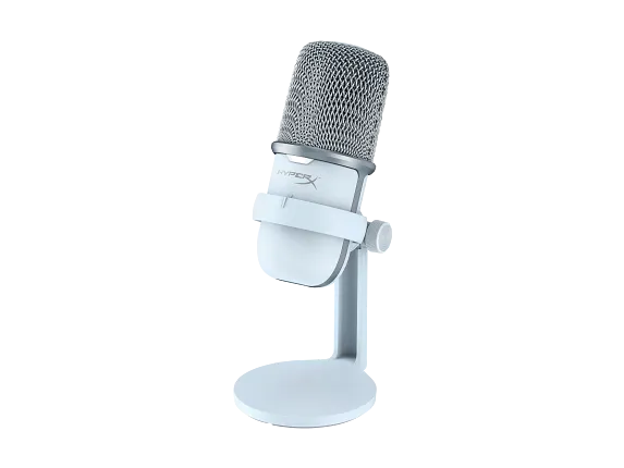 Series 3 of 12 HyperX Microphones, HyperX SoloCast - USB Microphone - White