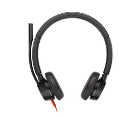 Poly Blackwire 3325 Stereo Microsoft Teams Certified USB-C Headset +3.5mm Plug +USB-C/A Adapter