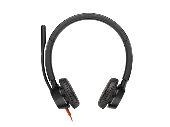 Poly Blackwire 3325 Stereo Microsoft Teams Certified USB-C Headset +3.5mm Plug +USB-C/A Adapter
