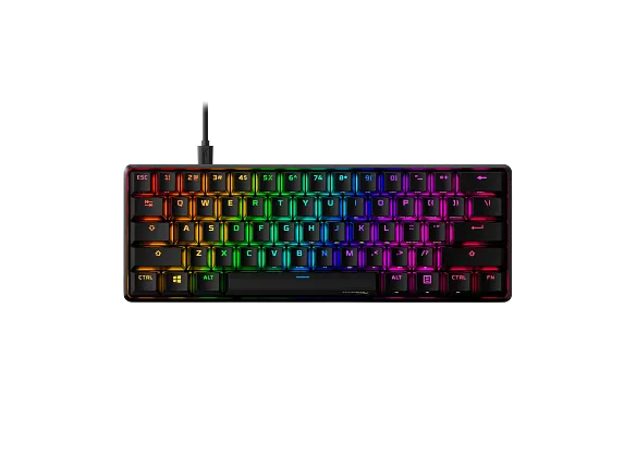 HyperX Gaming Keyboards, HyperX Alloy Origins 60 - Mechanical Gaming Keyboard - HX Aqua - US Layout