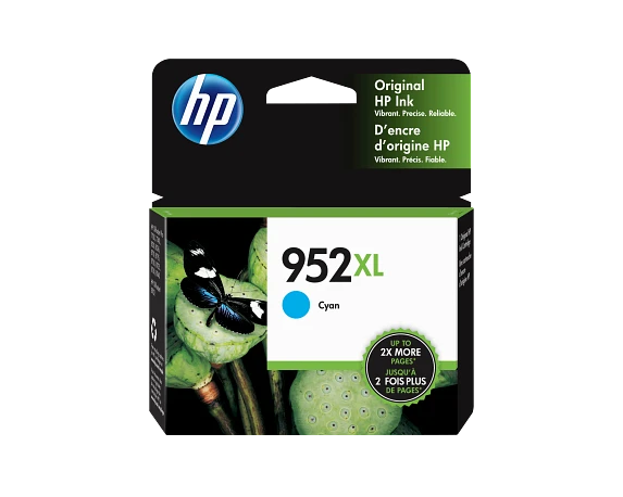 HP 952XL, (L0S61AN) High-Yield Cyan Original Ink Cartridge HP 952XL, (L0S61AN) High-Yield Cyan Original Ink Cartridge