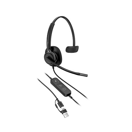 HP C01A9AA Poly Mission 415 Monaural USB Wired Headset Classic