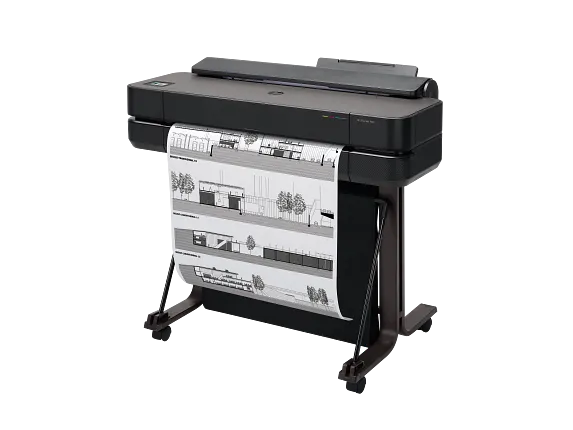 HP DesignJet Large Format Printers, HP DesignJet T650 24-in Printer 2025 Edition with 2YR Warranty, 5HB08T#B1K