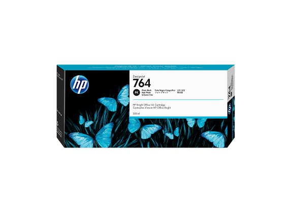 Photos - Ink & Toner Cartridge HP 764 300-ml Photo Black DesignJet Ink Cartridge, C1Q17A C1Q17A