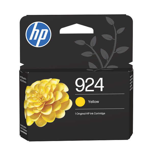 HP 924 Yellow EMEA Ink Cartridge 4K0U5NE #LS1