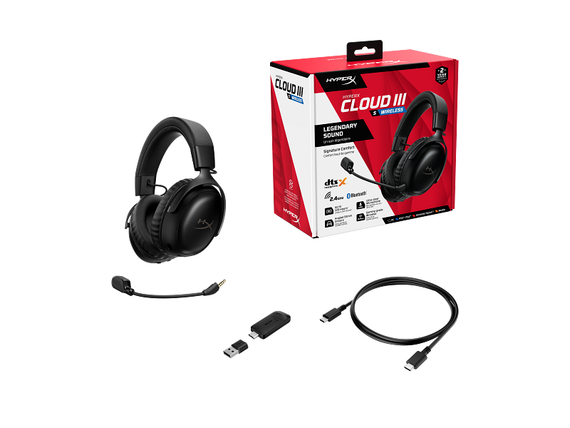 HyperX Cloud III S Wireless - Gaming Headset (Black) | HP