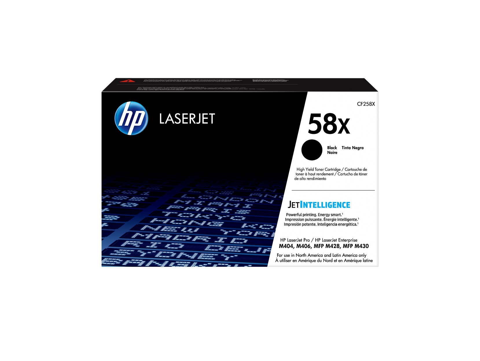 HP 58X High Yield Black Original LaserJet Toner Cartridge, ~10,000 pages, CF258X - Afbeelding 1 van 9