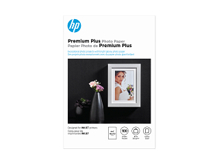 HP Premium Plus Photo Paper, Glossy, 80 lb, 4 x 6 in. (101 x 152 mm), 100 sheets CR668A - Img_Center_320_240
